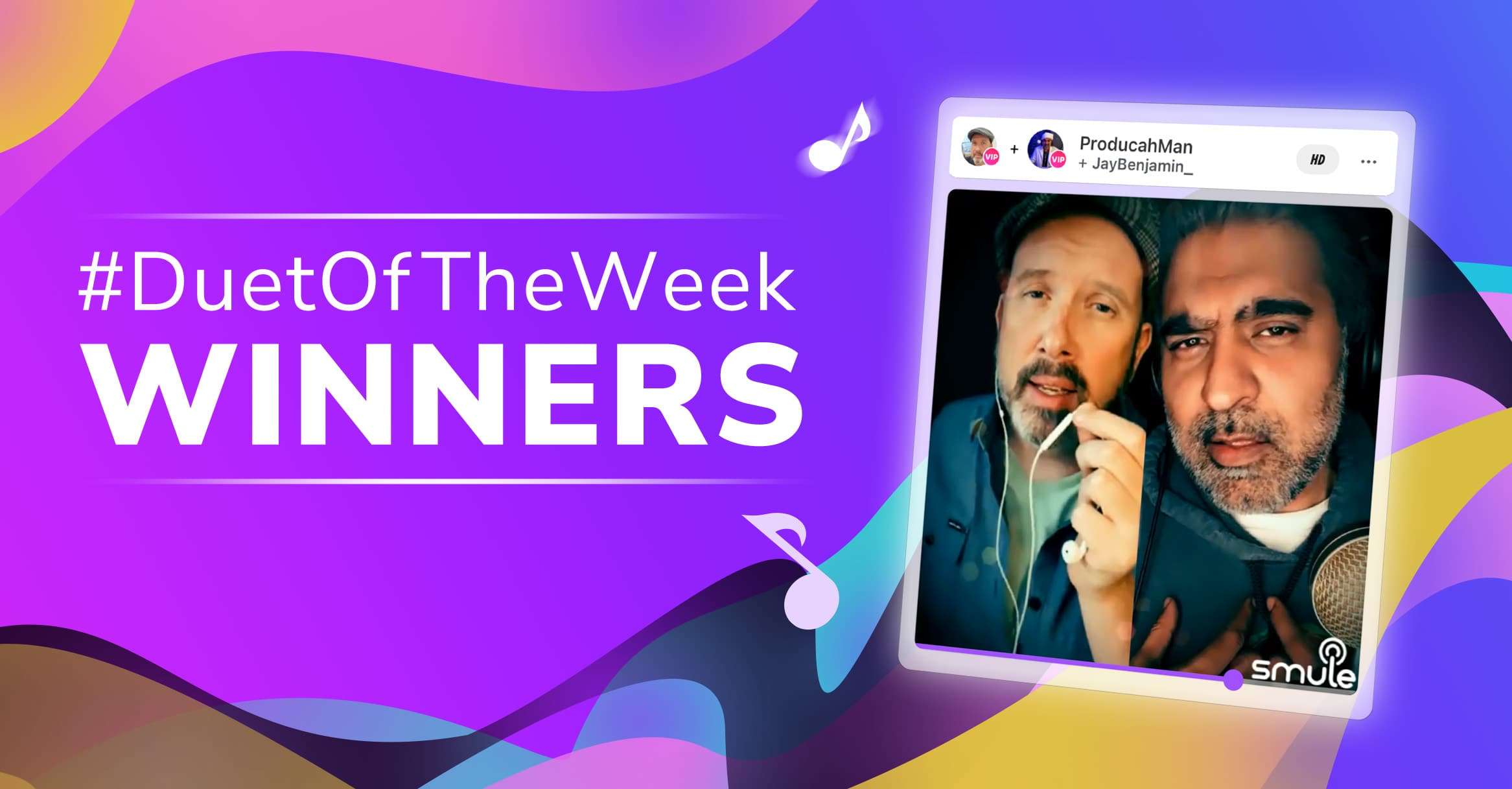 Smule Duet of the Week Winners