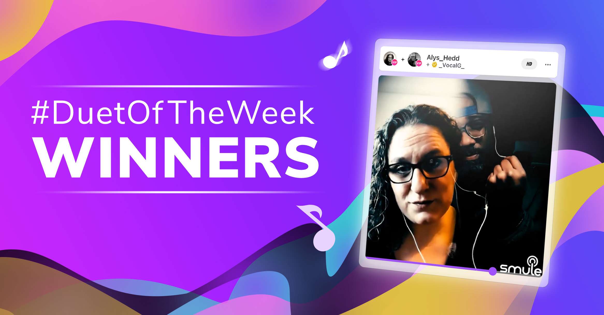 Smule Duet of the Week Winners