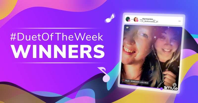 Smule Duet of the Week Winners
