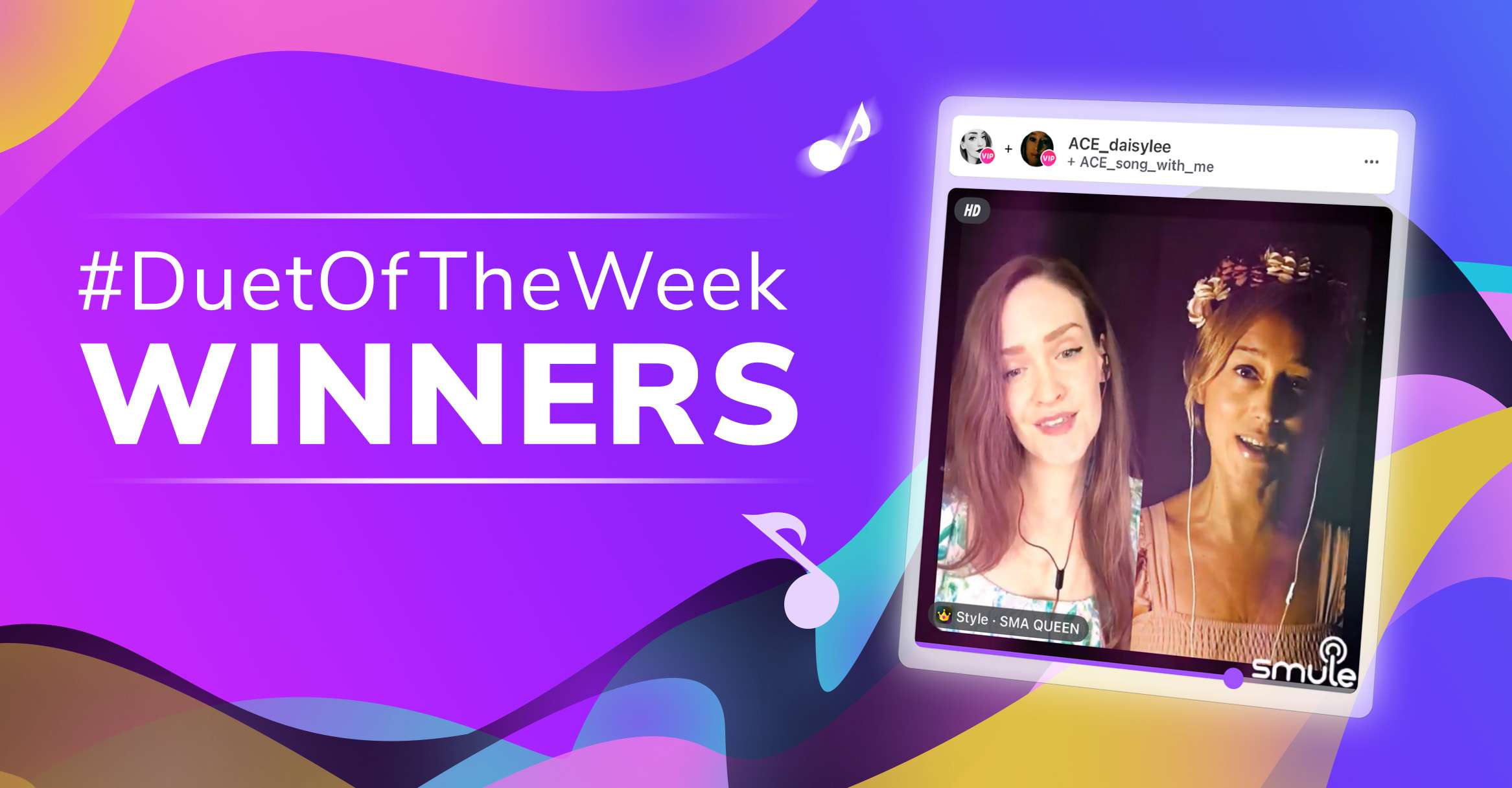 Smule Duet of the Week Winners