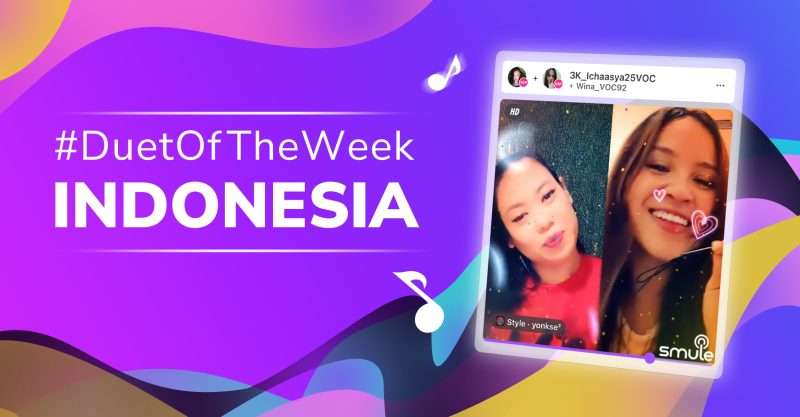 Pemenang Duet of the Week Smule Indonesia