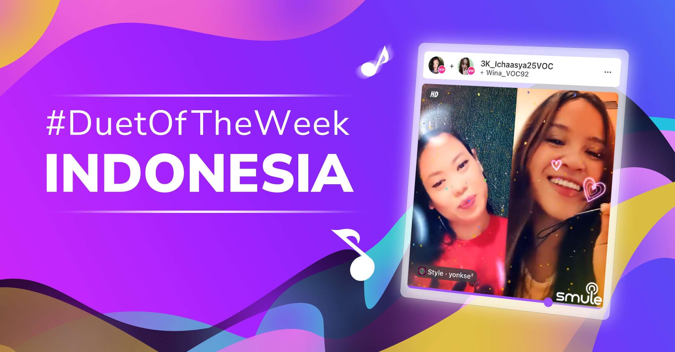 Pemenang Duet of the Week Smule Indonesia