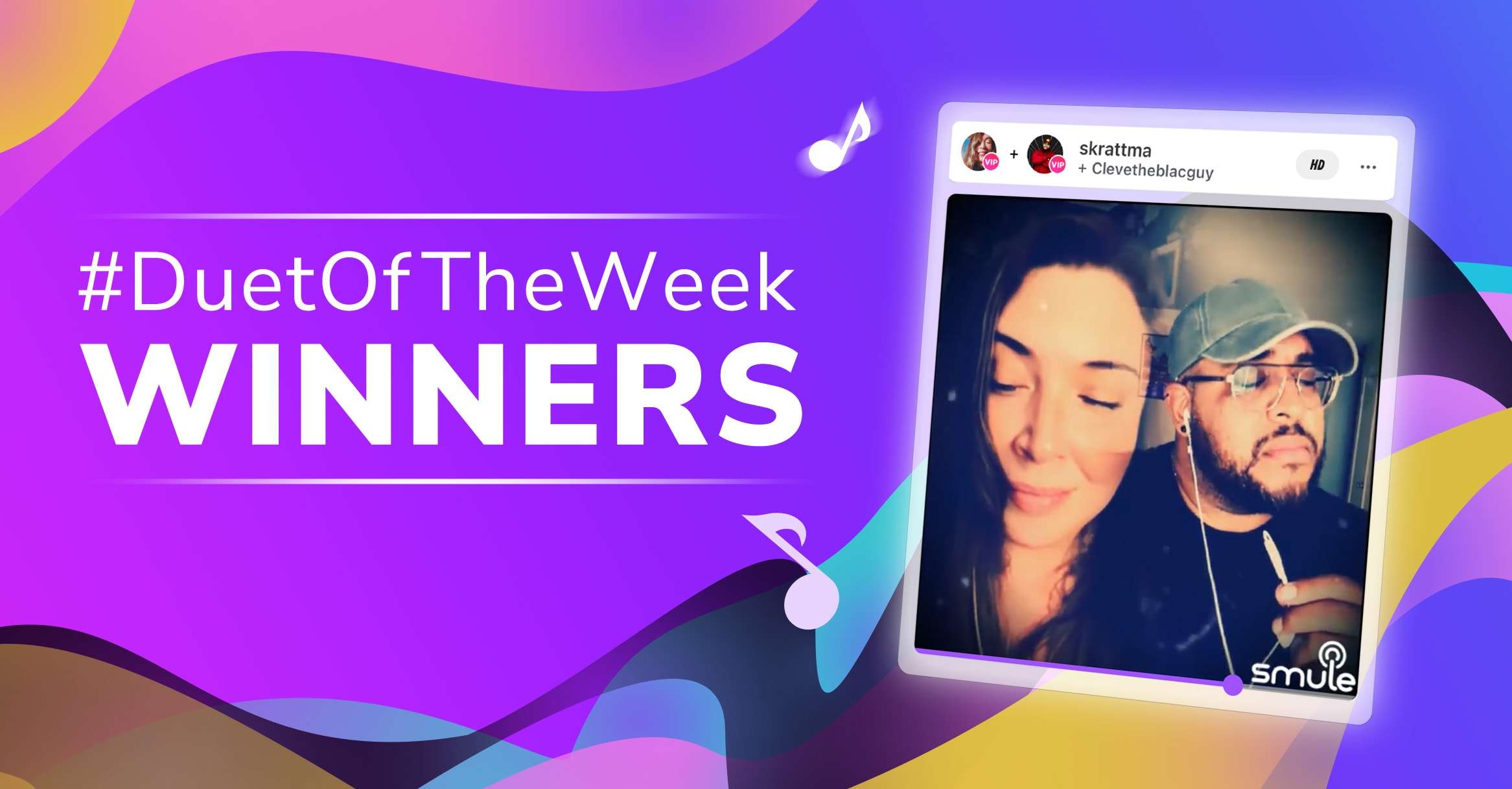 Smule Duet of the Week Winners