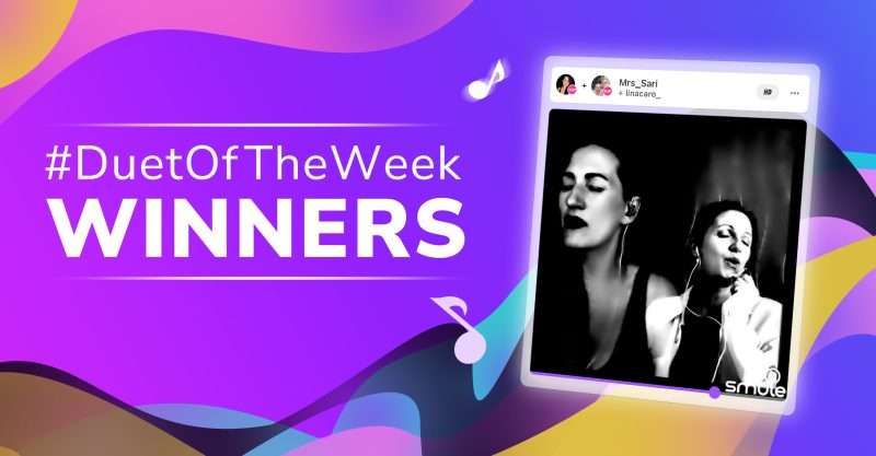 Smule Duet of the Week Winners