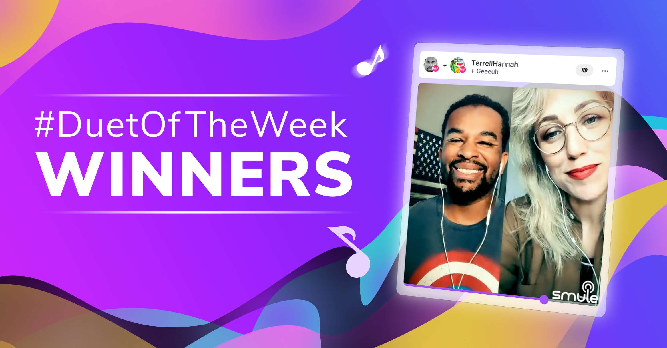 Smule Duet of the Week Winners