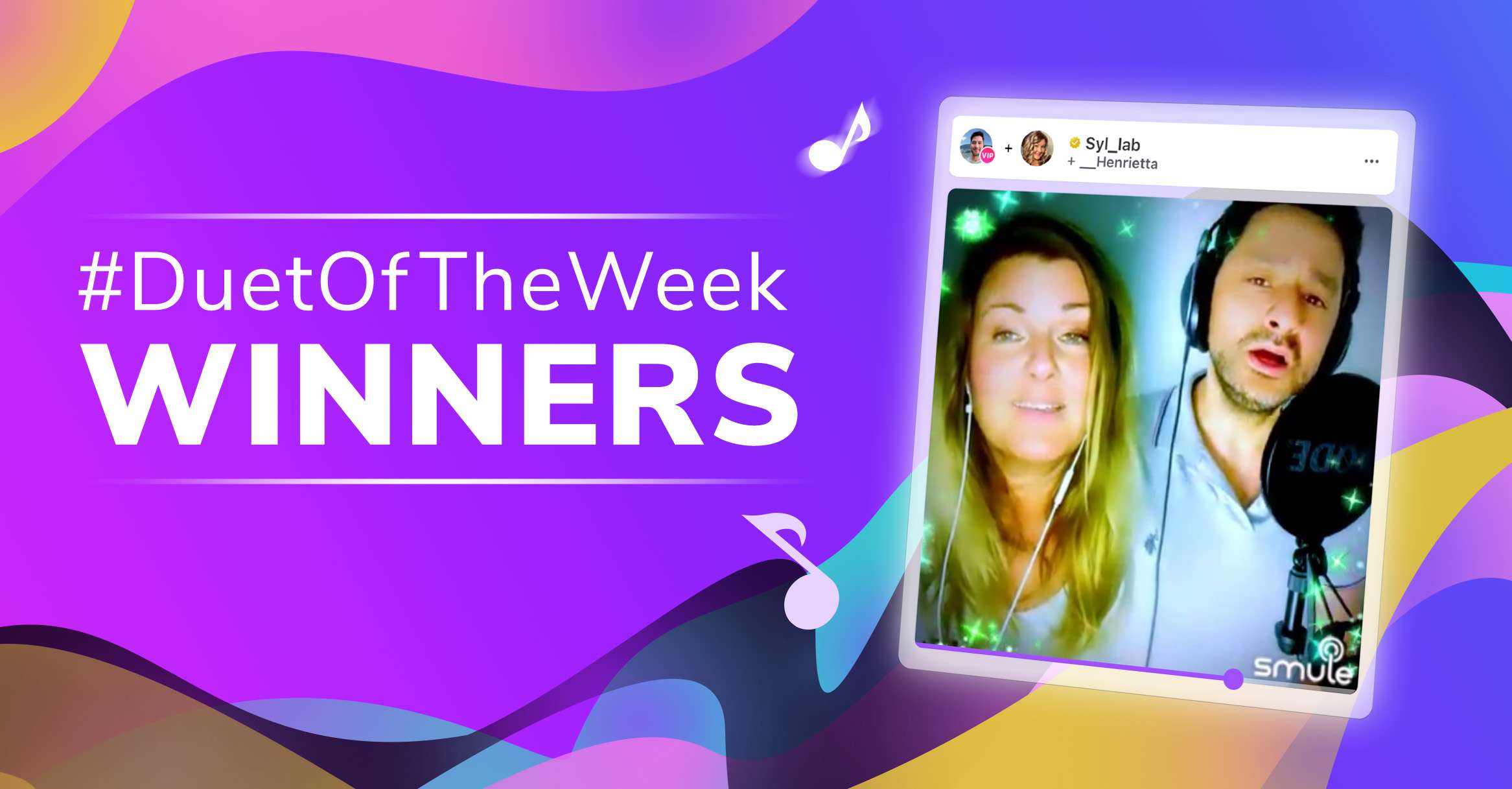Smule Duet of the Week Winners