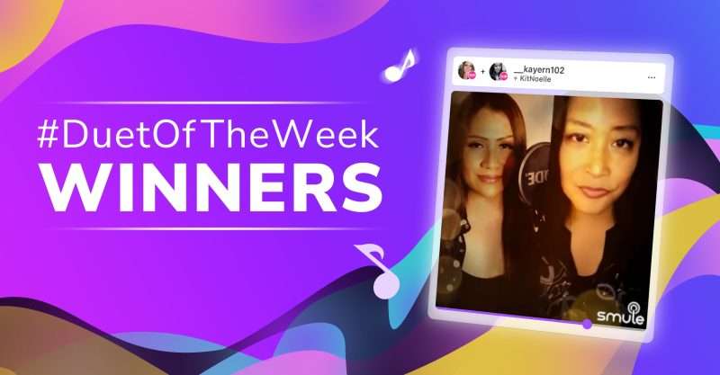 Smule Duet of the Week Winners
