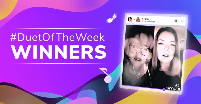 Smule Duet of the Week Winners