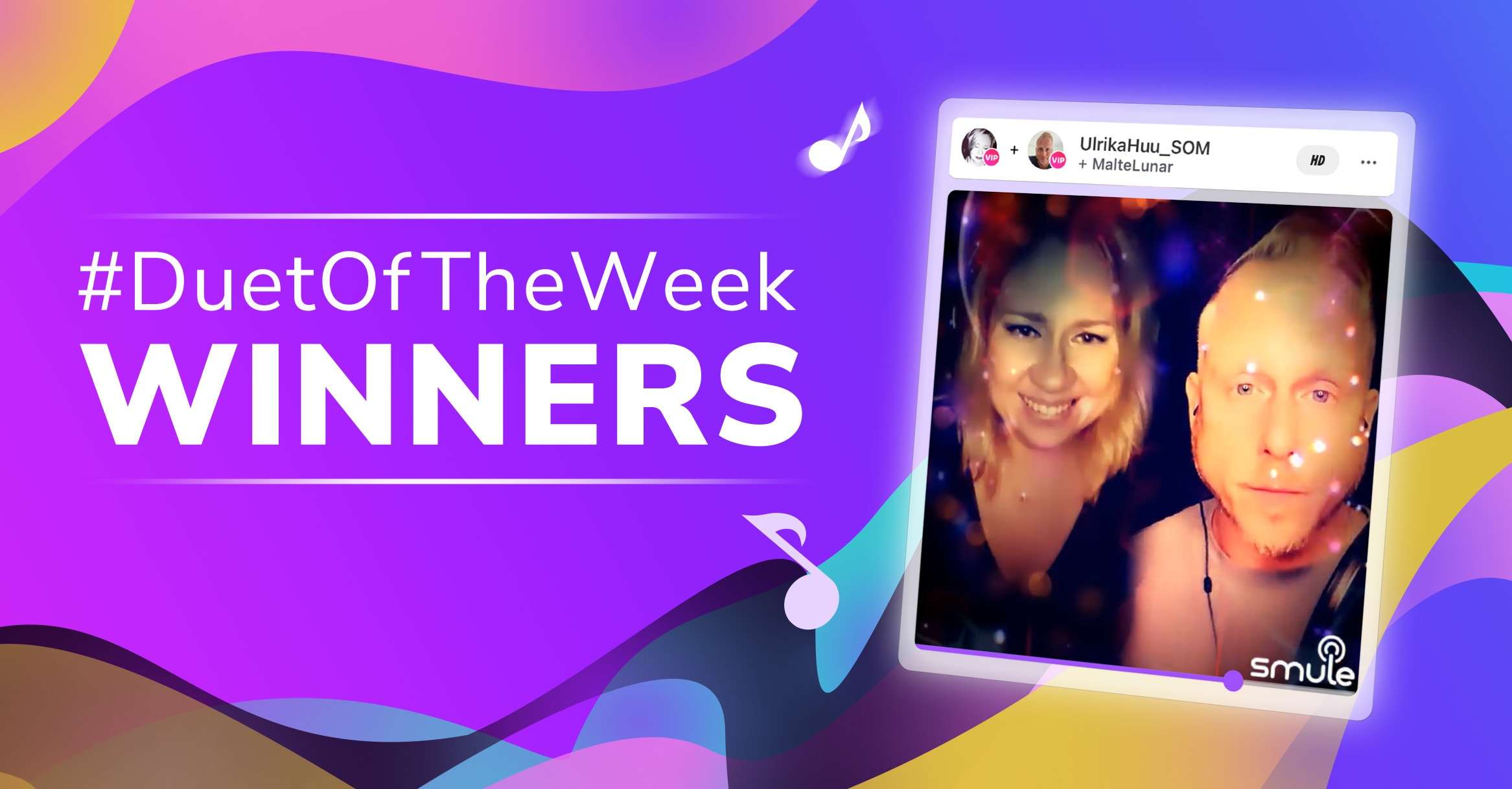 Smule Duet of the Week Winners