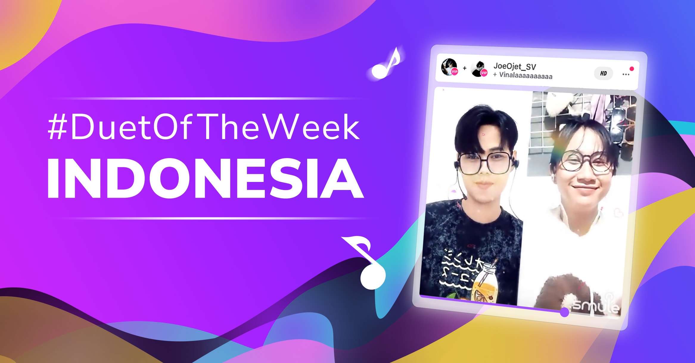 Pemenang Duet of the Week Smule Indonesia