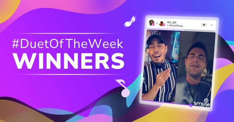 Smule Duet of the Week Winners