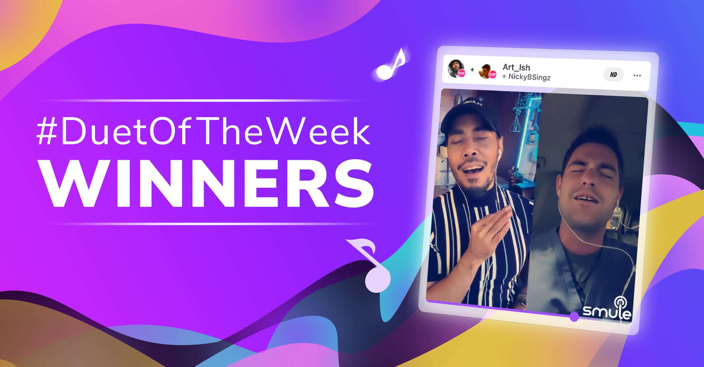Smule Duet of the Week Winners