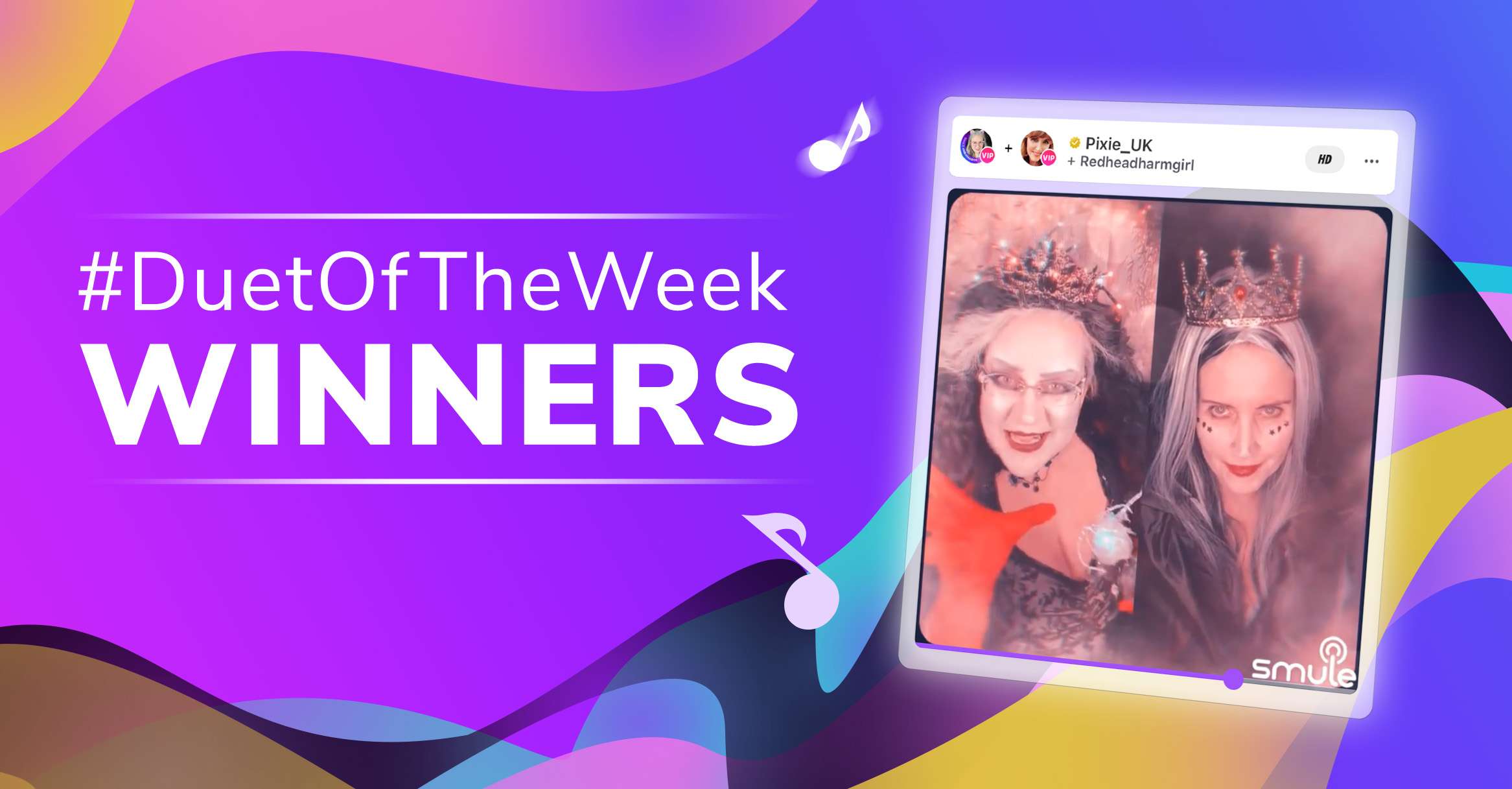 Smule Duet of the Week Winners