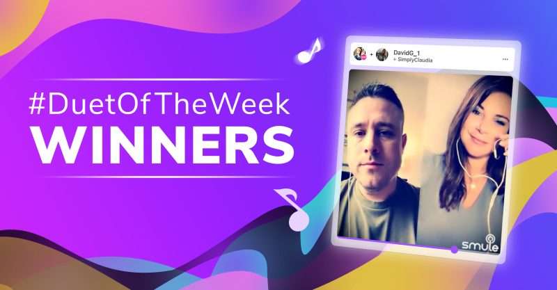 Smule Duet of the Week Winners
