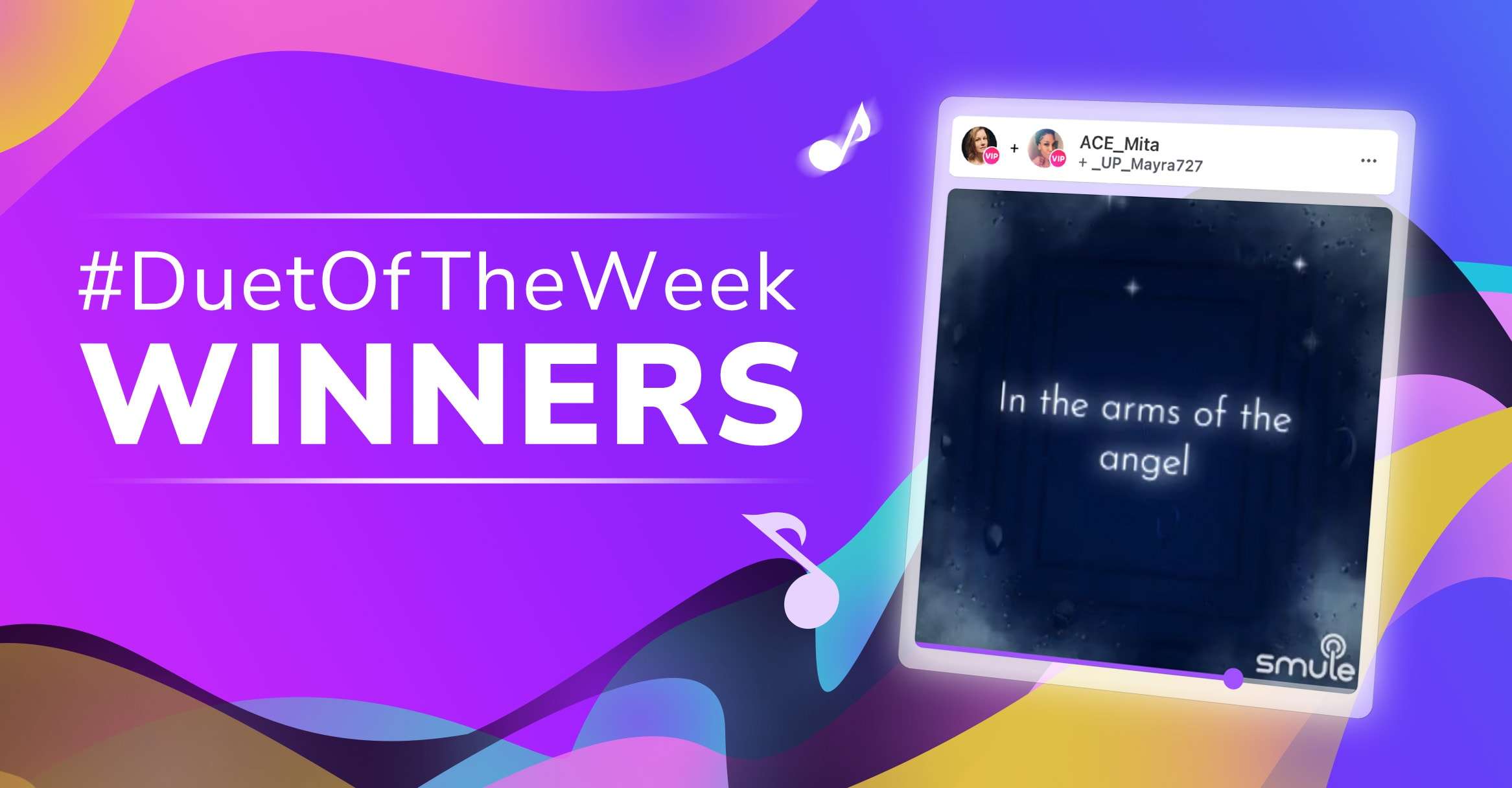 Smule Duet of the Week Winners