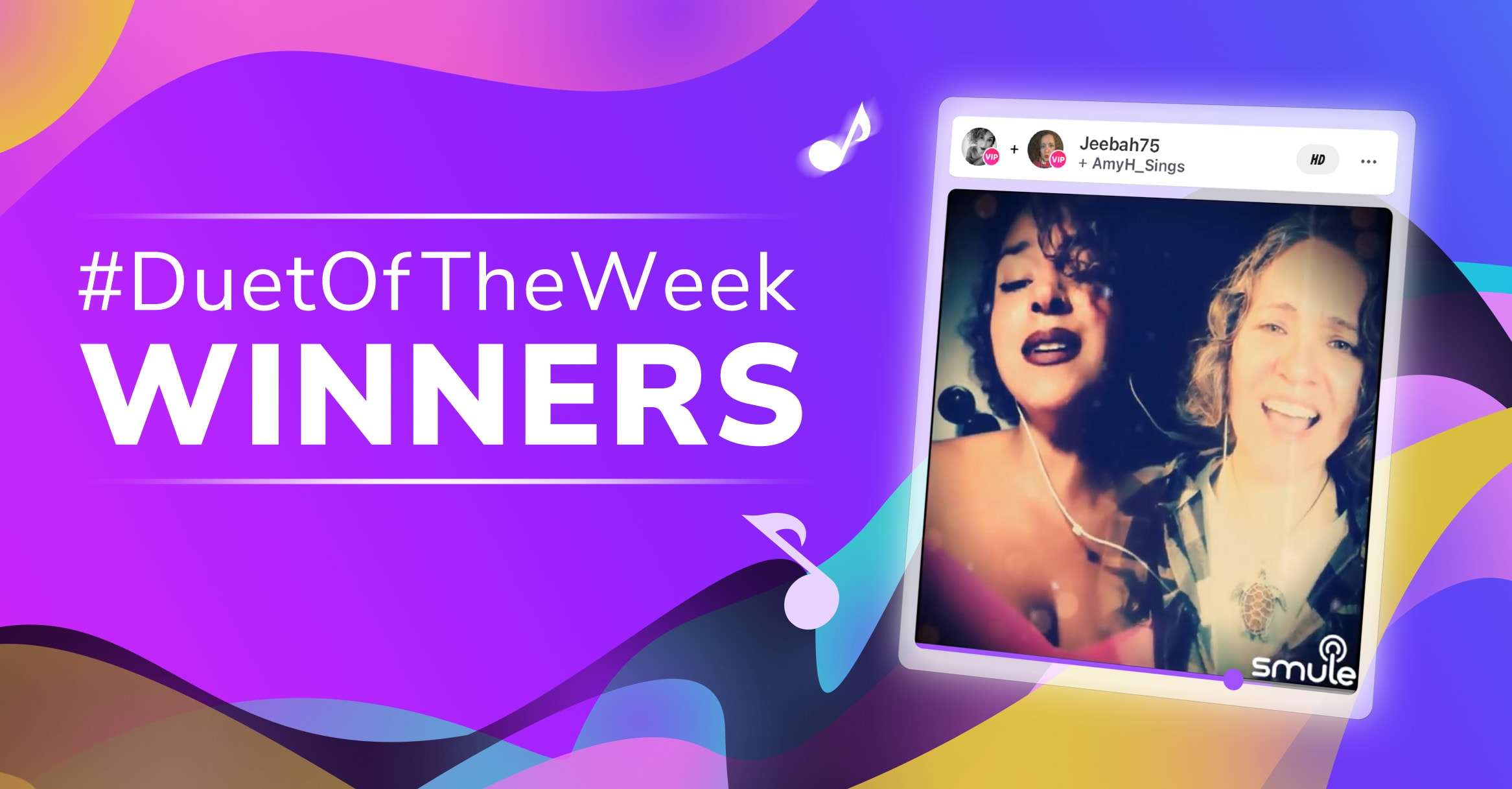 Smule Duet of the Week Winners