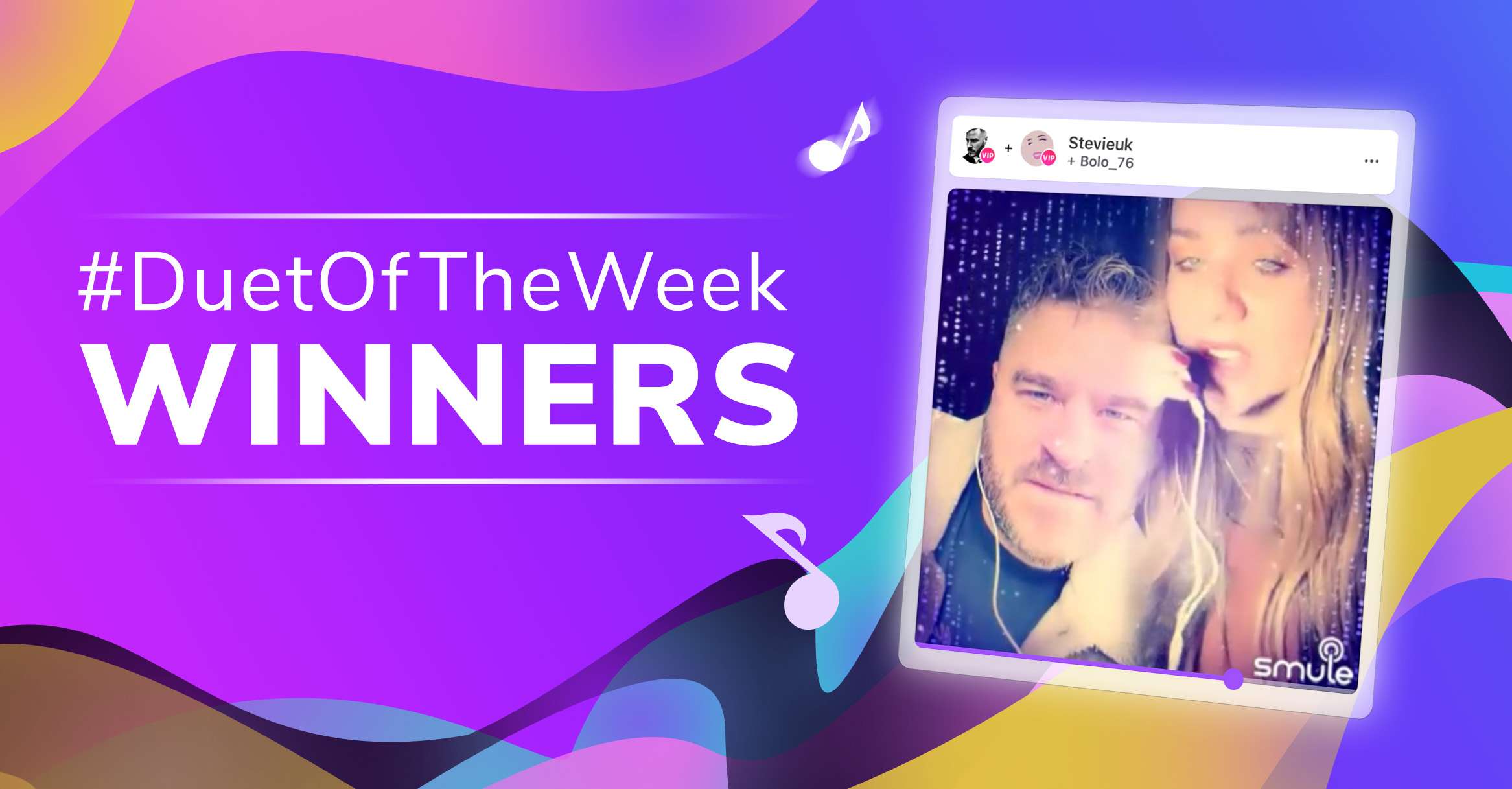 Smule Duet of the Week Winners