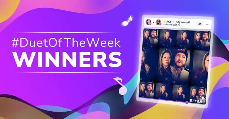 Smule Duet of the Week Winners