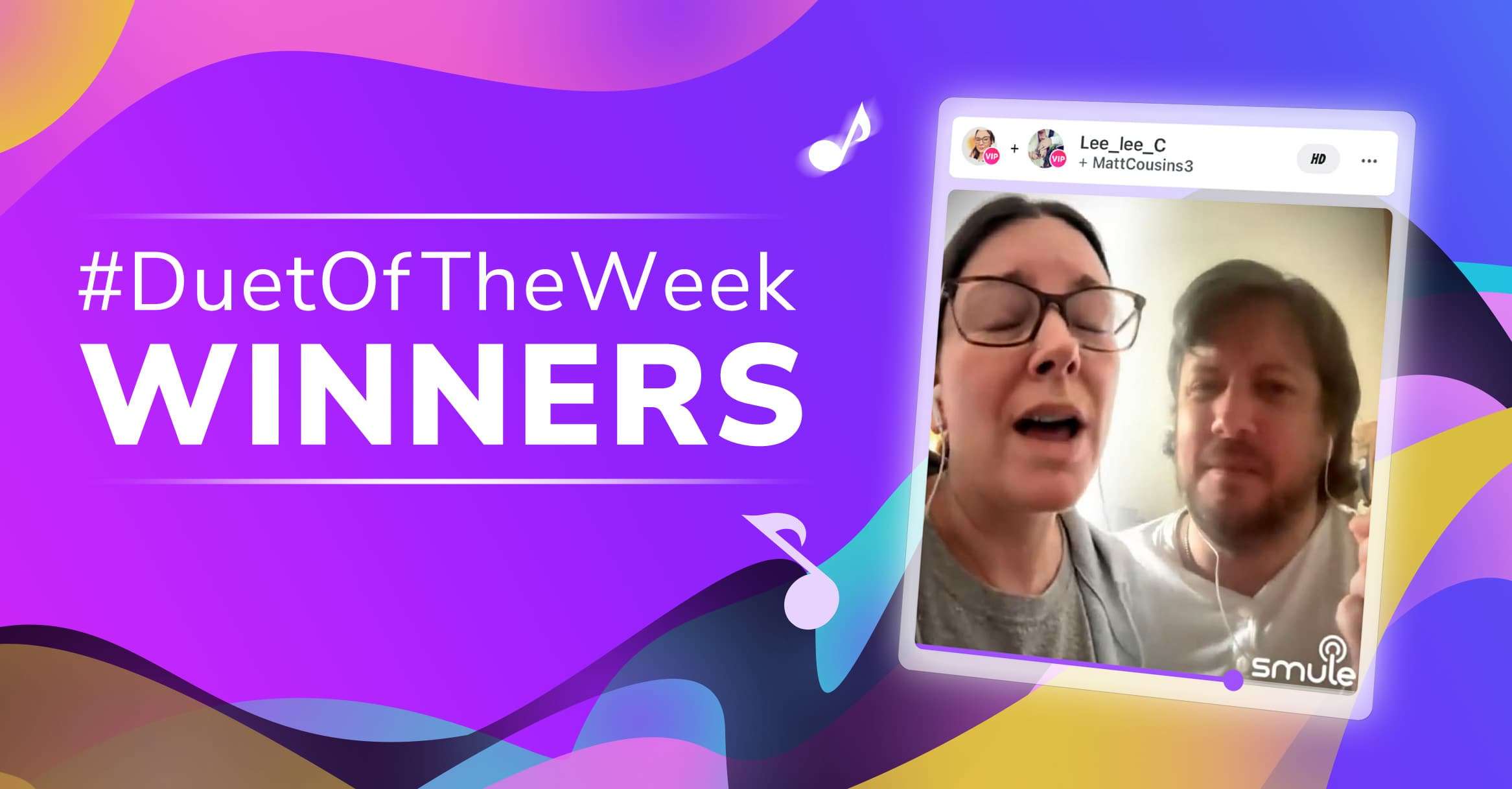 Smule Duet of the Week Winners