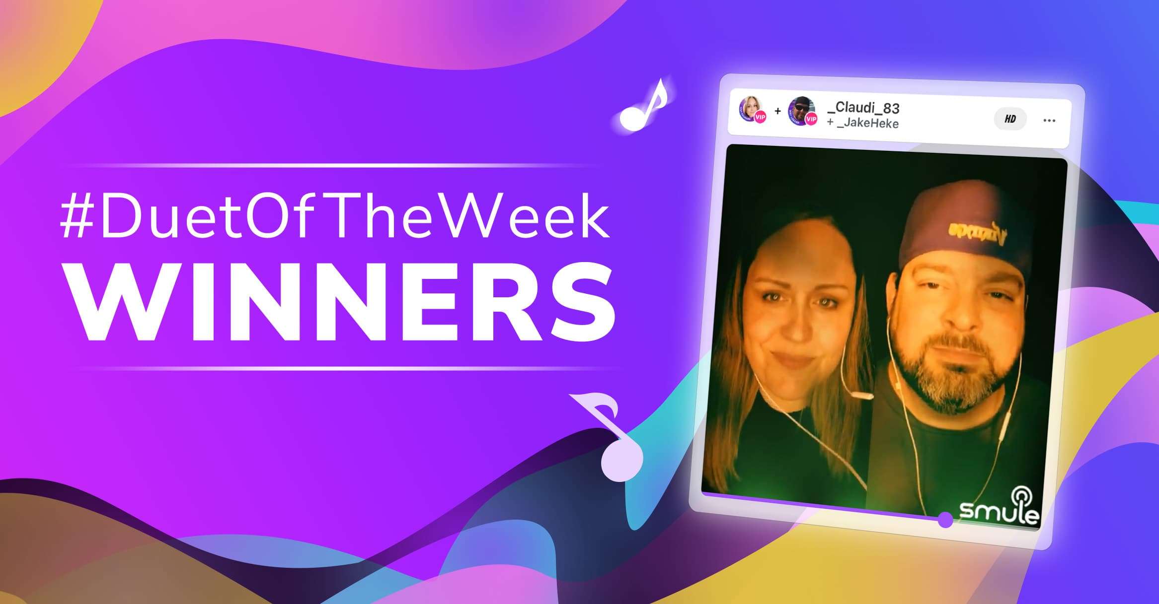 Smule Duet of the Week Winners