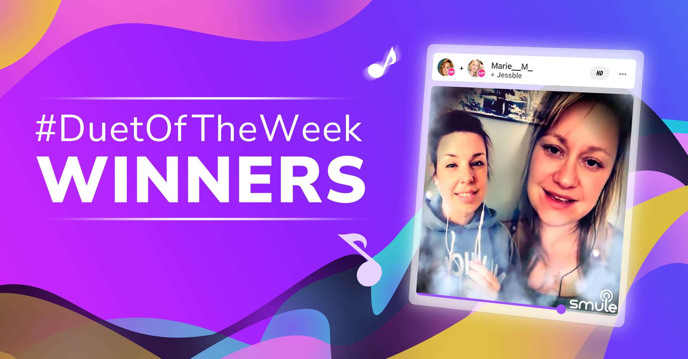 Smule Duet of the Week Winners
