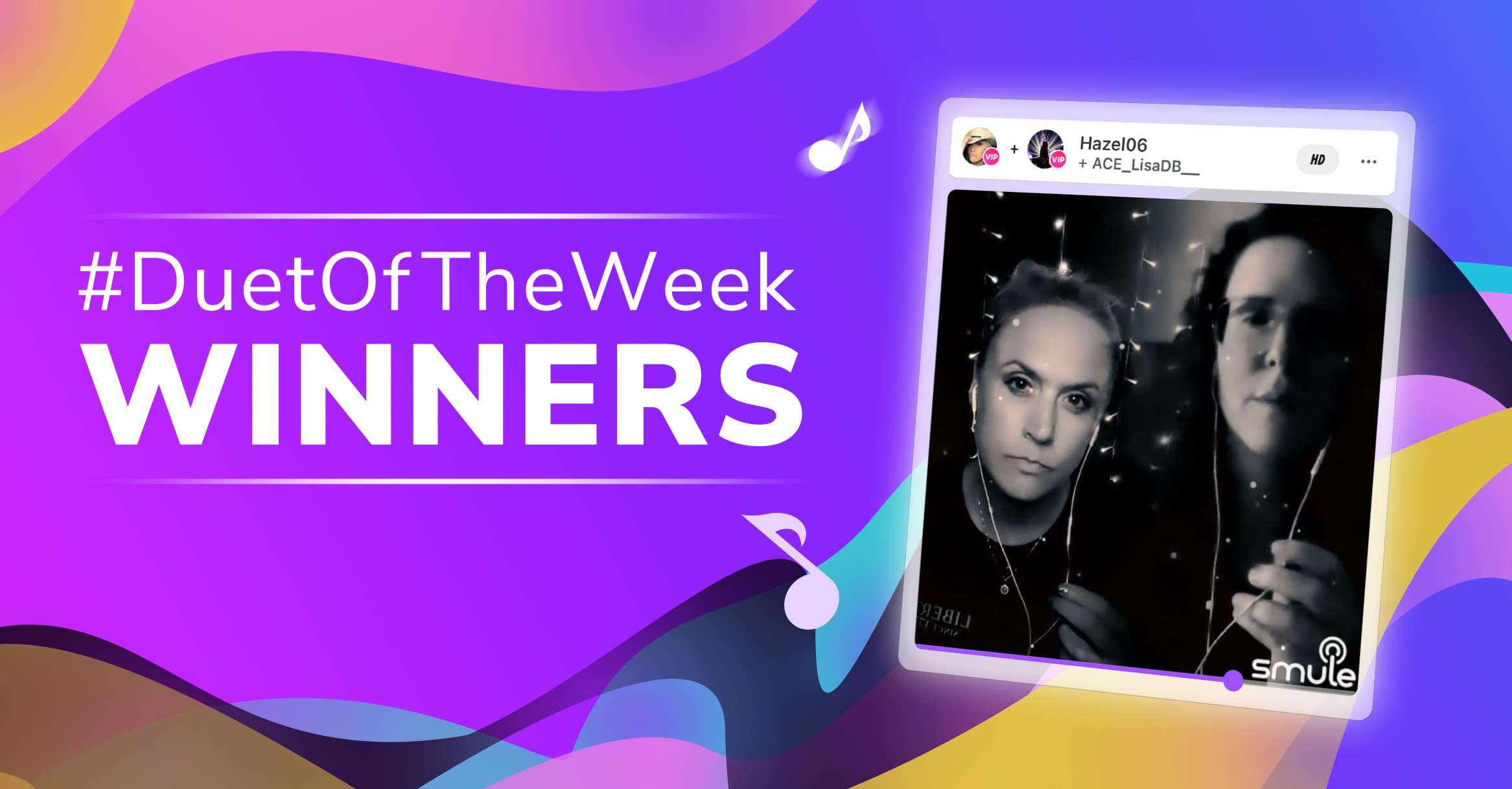 Smule Duet of the Week Winners
