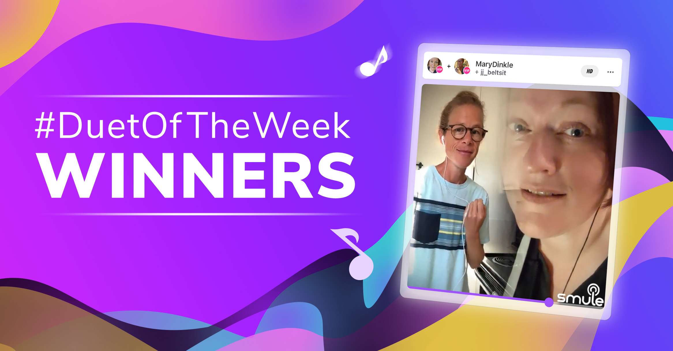 Smule Duet of the Week Winners