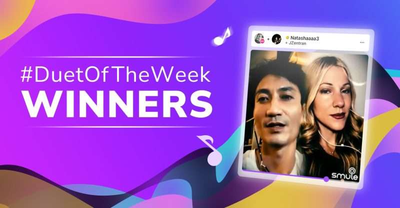 Smule Duet of the Week Winners