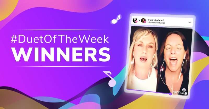 Smule Duet of the Week Winners