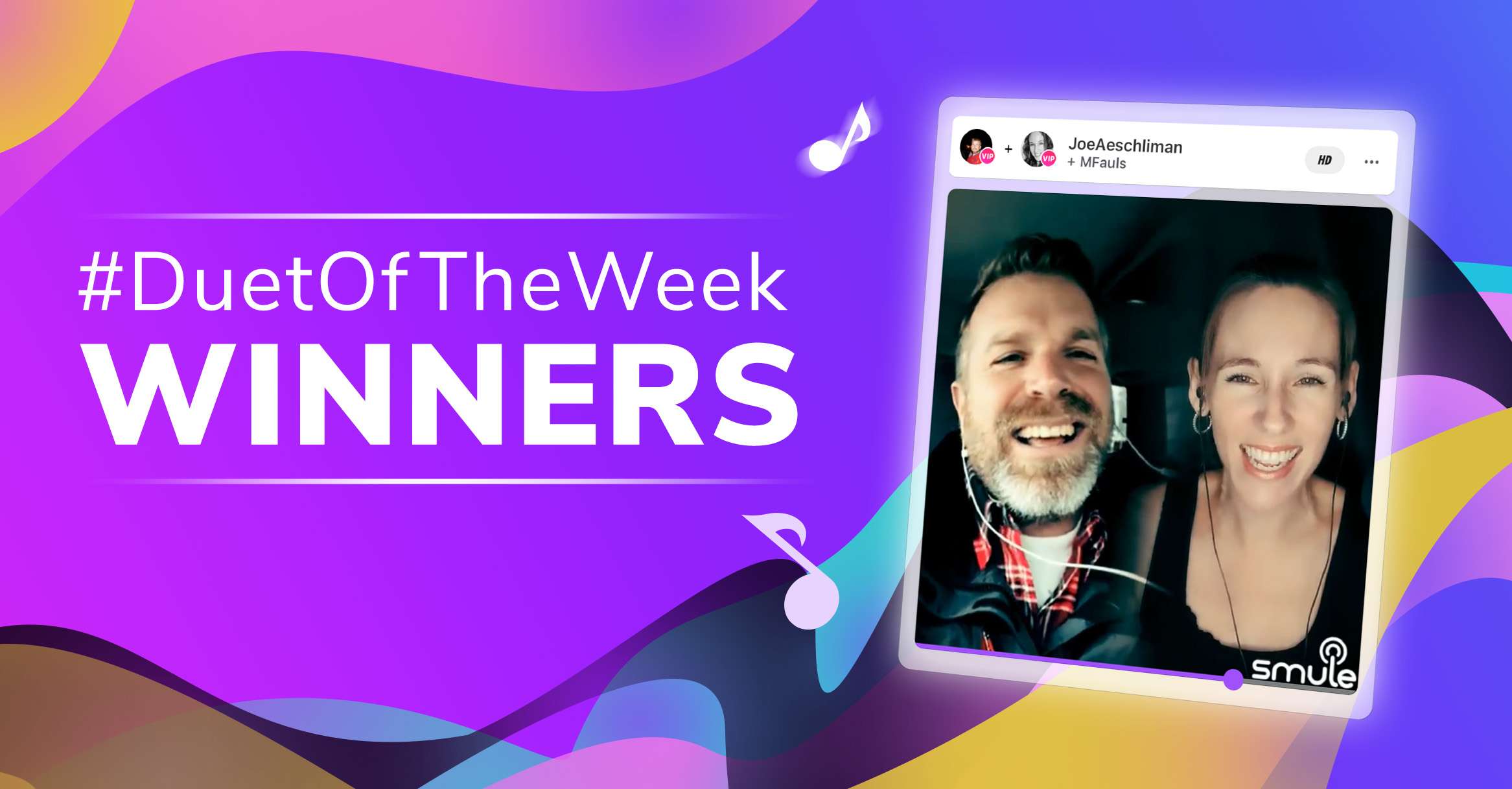 Smule Duet of the Week Winners