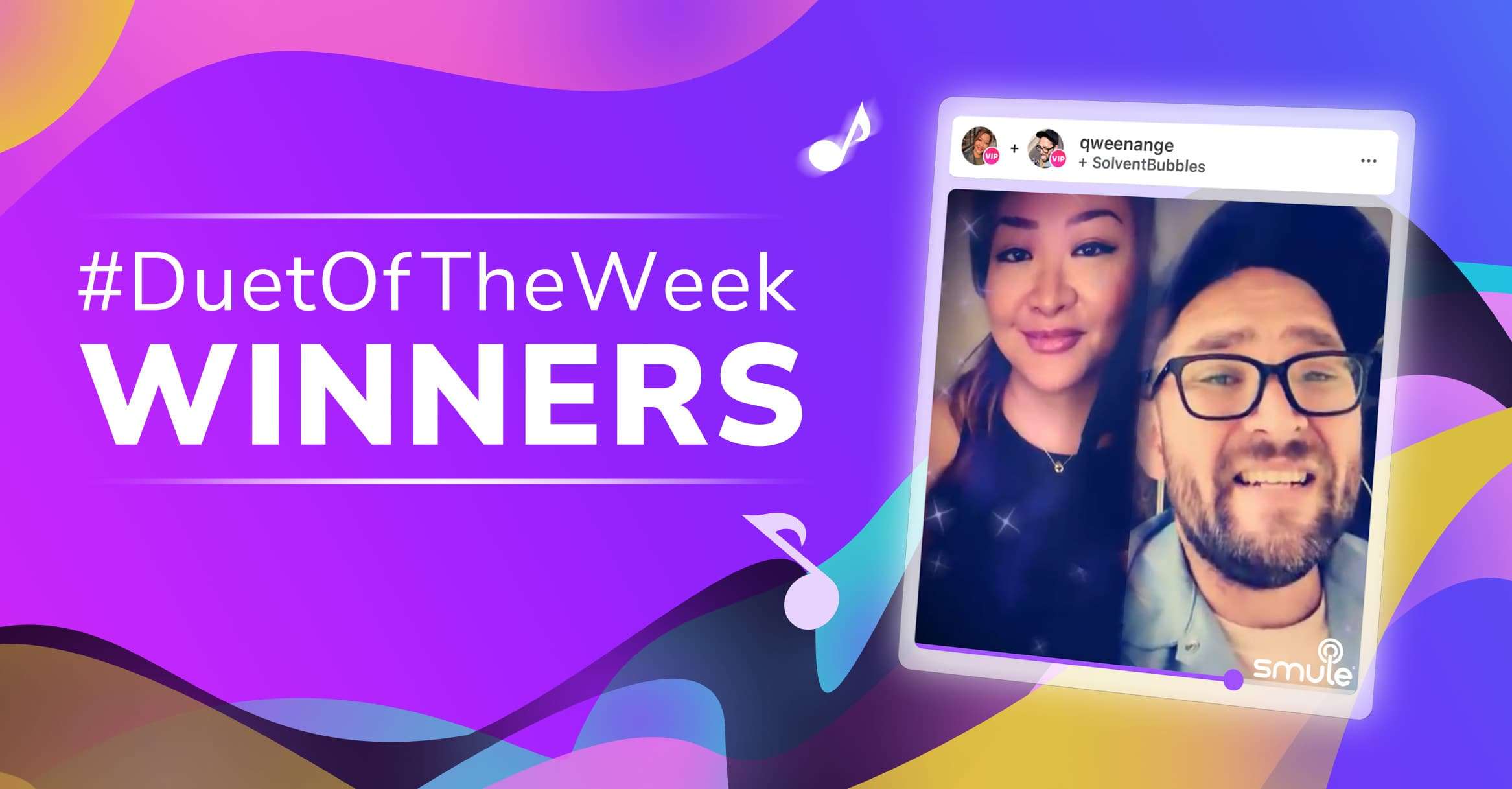 Smule Duet of the Week Winners