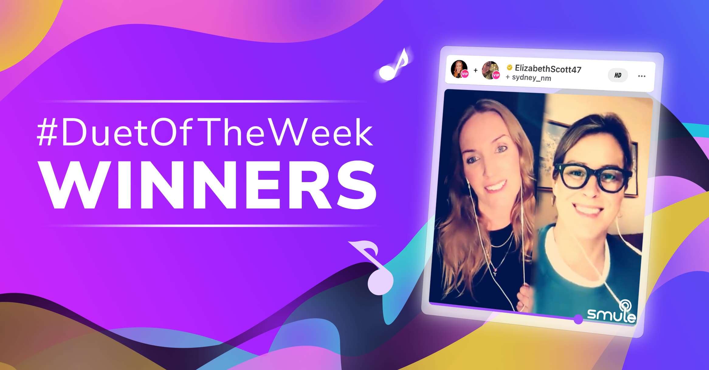 Smule Duet of the Week Winners