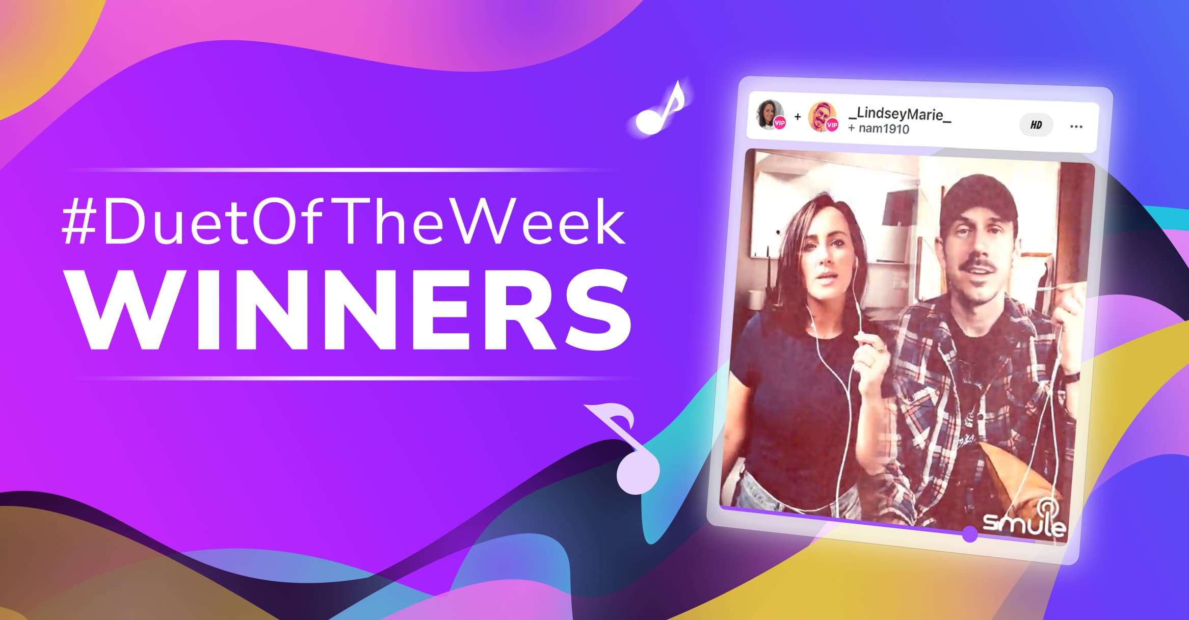 Smule Duet of the Week Winners