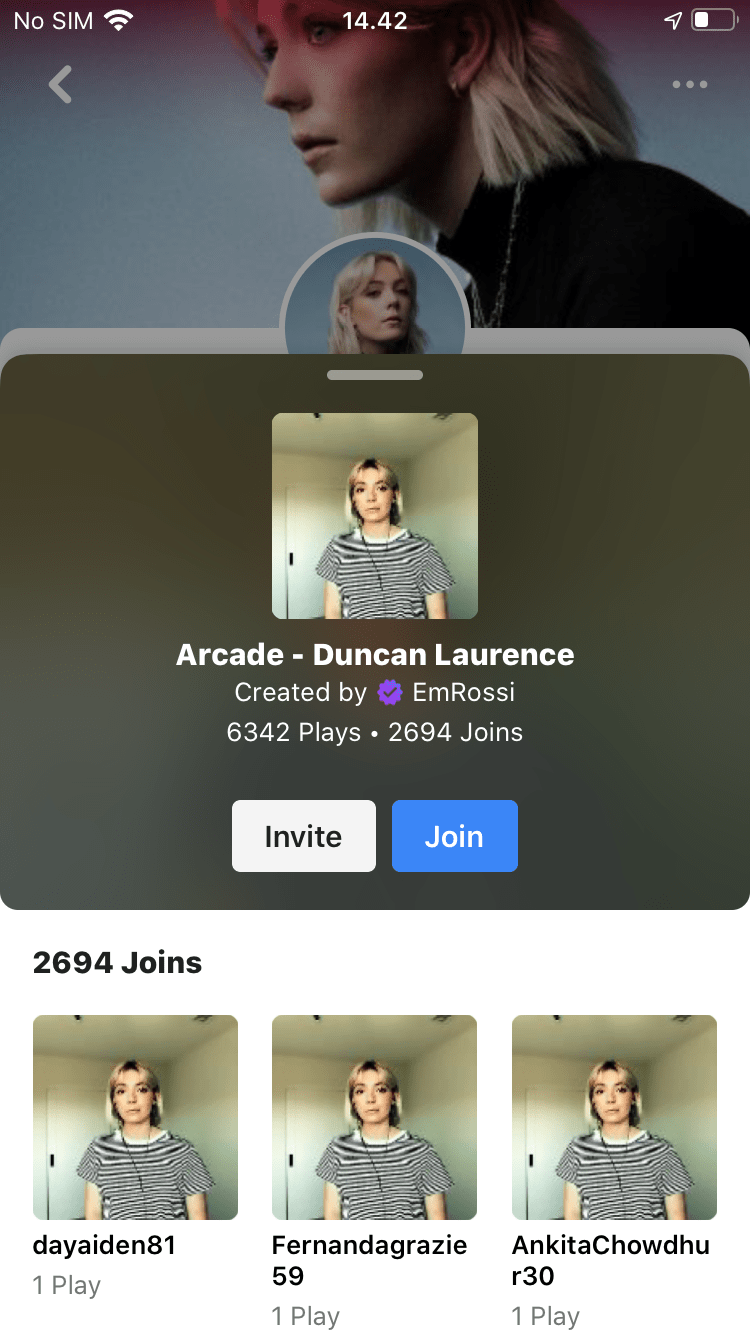 New Smule Profile Invites 2