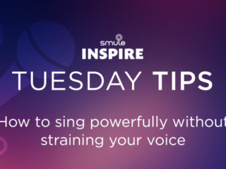 Smule Tuesday Tips - How to sing powerfully without straining your voice