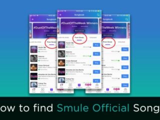 How to find Smule Official Songs in Songbook!